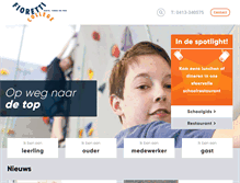 Tablet Screenshot of fioretticollege.nl